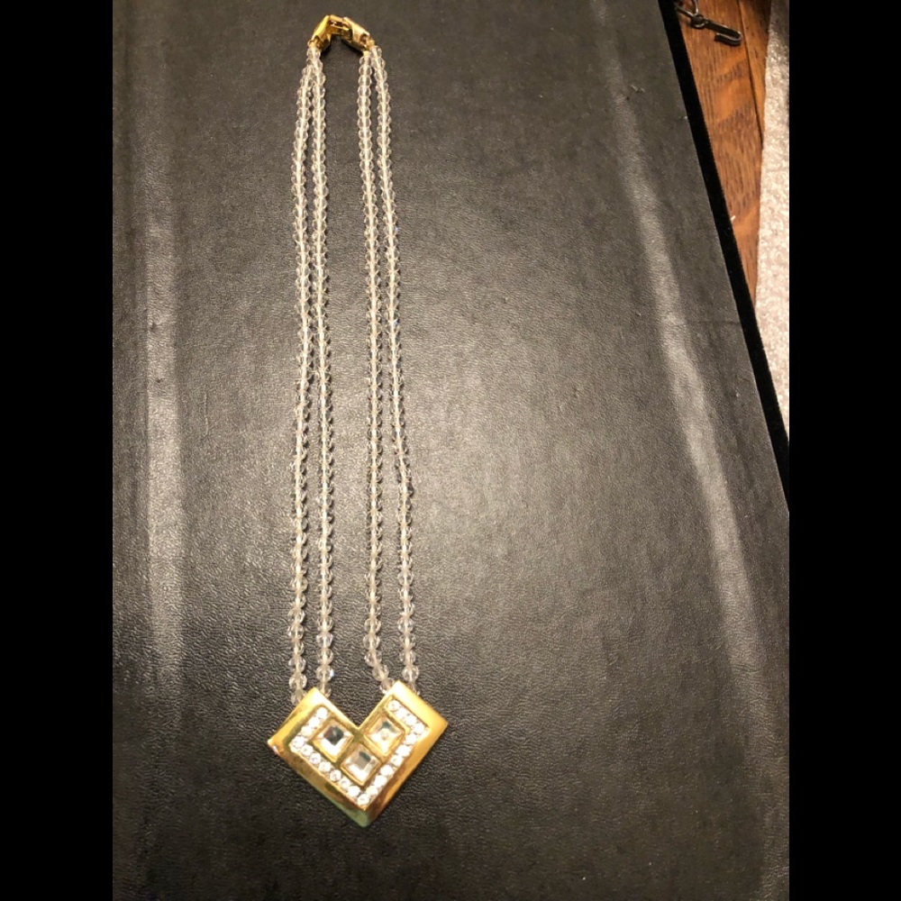 Trifari pendant necklace by Marsha Breslow